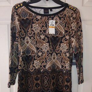 Rafaella Tunic NWT Sz S/CH